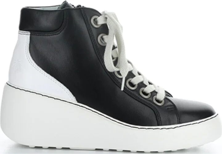 Dice Wedge Bootie In Black