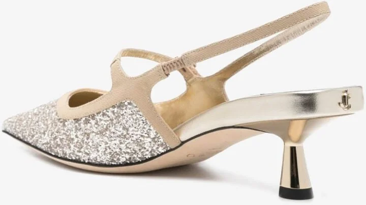 Didi 45 Glitter Slingback Pumps - Image 2