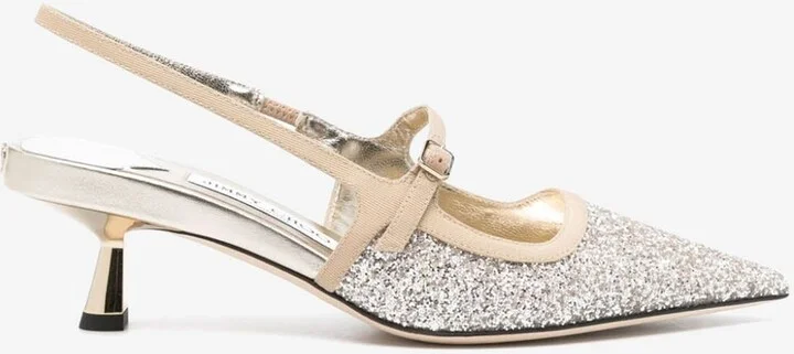 Didi 45 Glitter Slingback Pumps