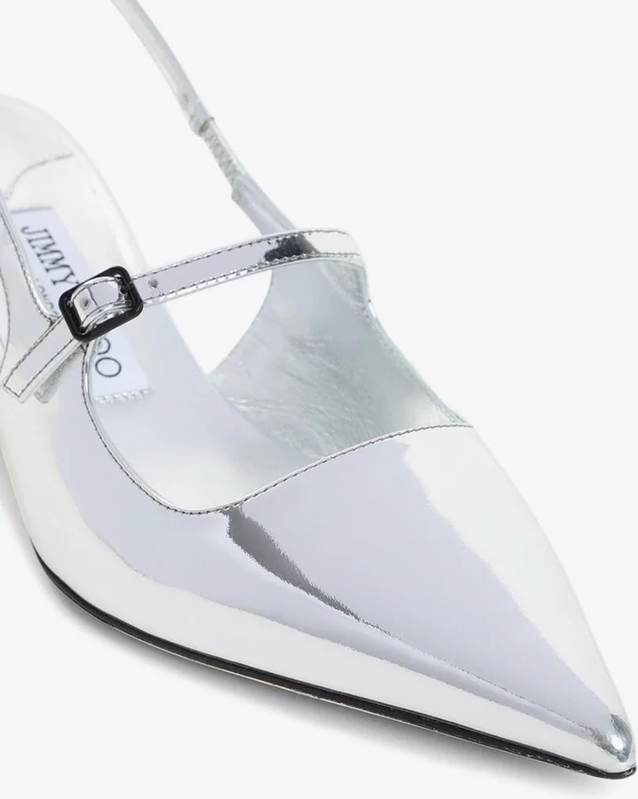 Didi 45 Metallic Leather Pumps - Image 3