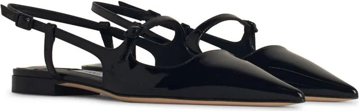 'didi' Black Leather Ballet Flats - Image 2
