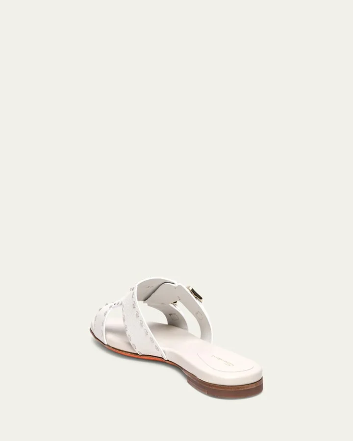 Didi Double-Monk Flat Slide Sandals - Image 5