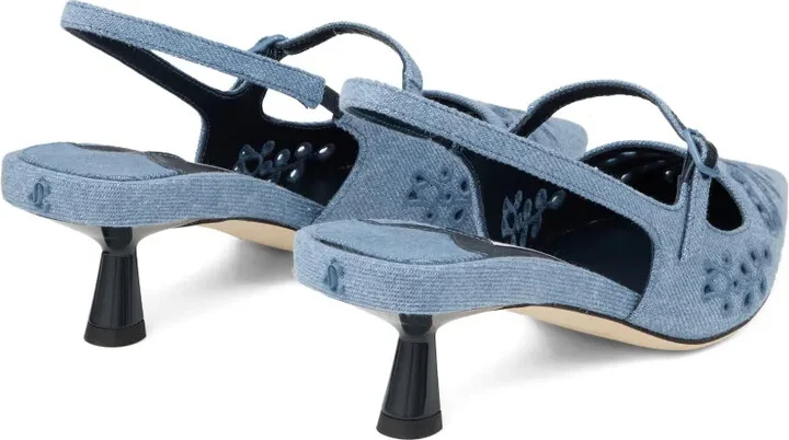 Didi embroidered slingback pumps - Image 3