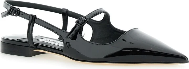'didi Flat' Black Ballerinas With Shiny Finish In Leather Woman - Image 2