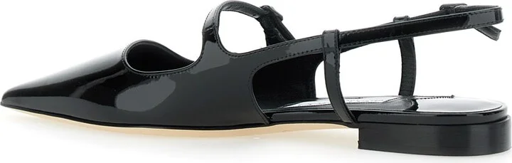 'didi Flat' Black Ballerinas With Shiny Finish In Leather Woman - Image 3