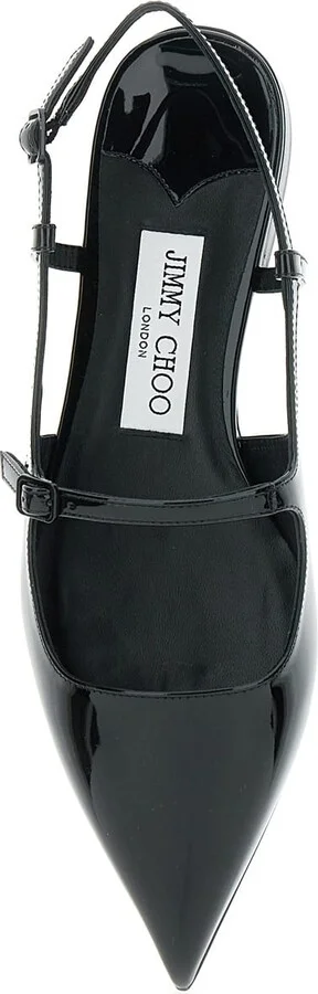 'didi Flat' Black Ballerinas With Shiny Finish In Leather Woman - Image 4