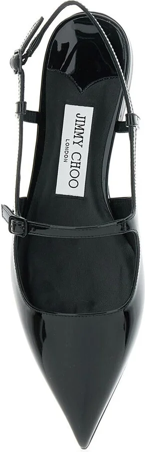 'Didi Flat' Black Ballerinas With Shiny Finish In Leather Woman - Image 4