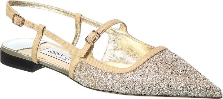 Didi Glitter Slingback Flat