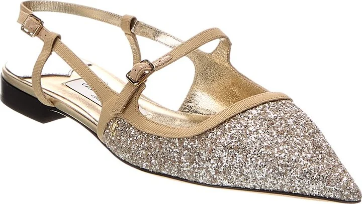 Didi Glitter Slingback Flat