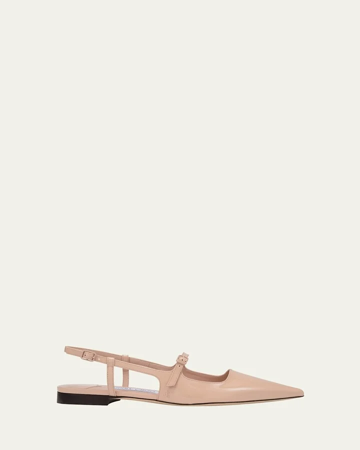 Didi Leather Mary Jane Slingback Flats