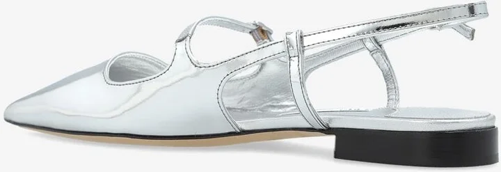 Didi Metallic Leather Slingback Flats - Image 2