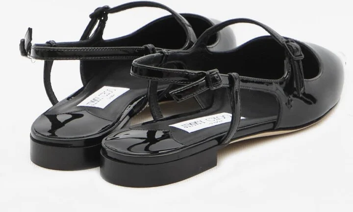 Didi Patent-Leather Pointed Toe Flats - Image 2