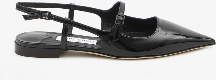Didi Patent-Leather Pointed Toe Flats
