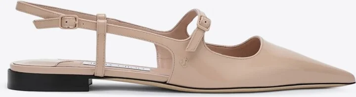 Didi Patent Leather Slingback Flats