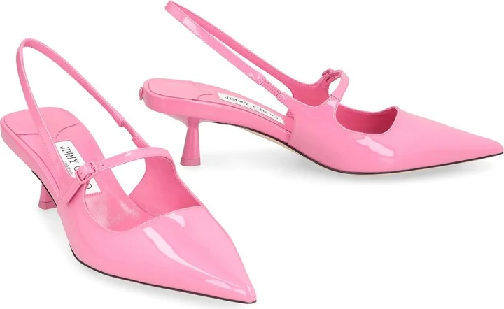Didi Patent Leather Slingback Pumps - Image 3