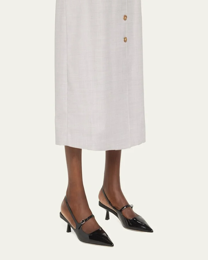 Didi Patent Mary Jane Slingback Pumps - Image 2