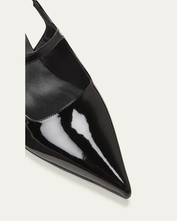 Didi Patent Mary Jane Slingback Pumps - Image 7