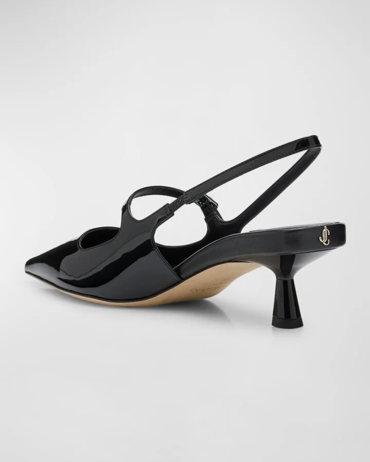 Didi Patent Mary Jane Slingback Pumps - Image 4
