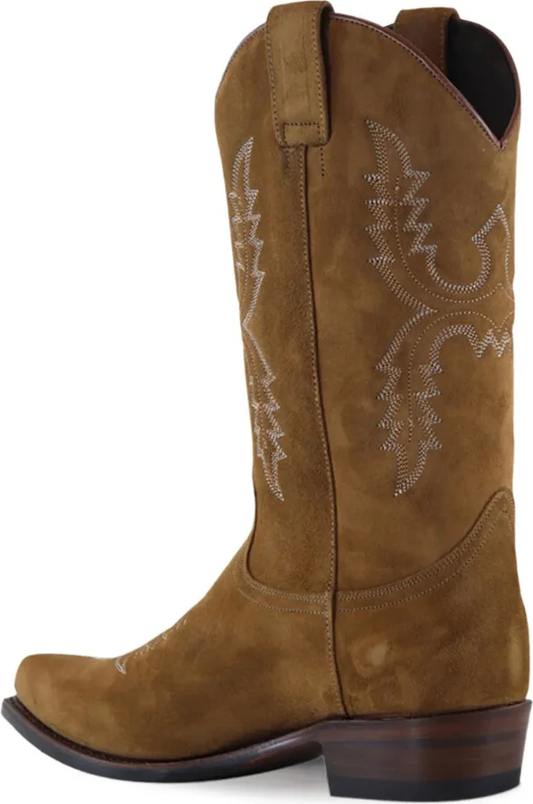 Diego embroidered suede cowboy boots - Image 3