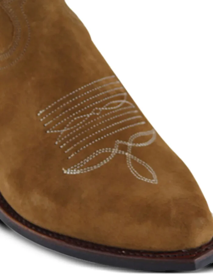 Diego embroidered suede cowboy boots - Image 5