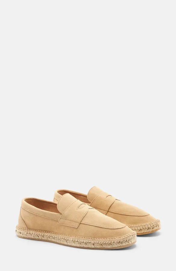 Beige - Suede Leather