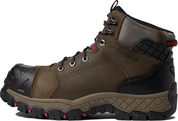 DieHard Comet WP Hiker Men's Shoes Olive : 7 D - Medium, Suede - Image 5