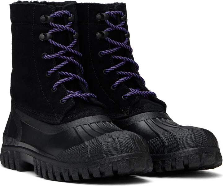 Diemme Black Anatra Shearling Boots - Image 4