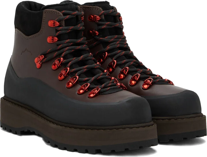 Diemme Brown & Black Roccia Vet Gomma Boots - Image 4