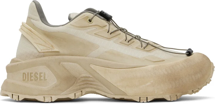Diesel Beige D-Cage Runner Sneakers