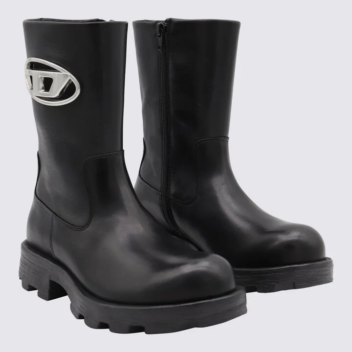 Diesel Black Boots - Image 2