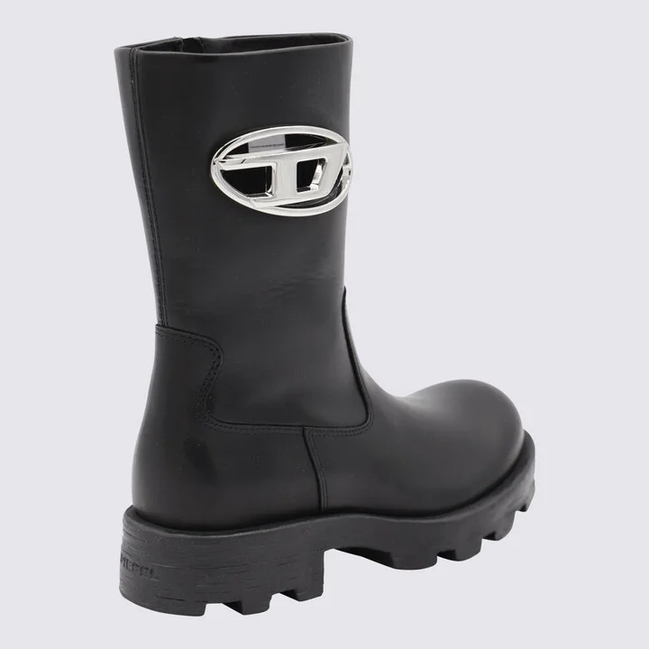 Diesel Black Boots - Image 3