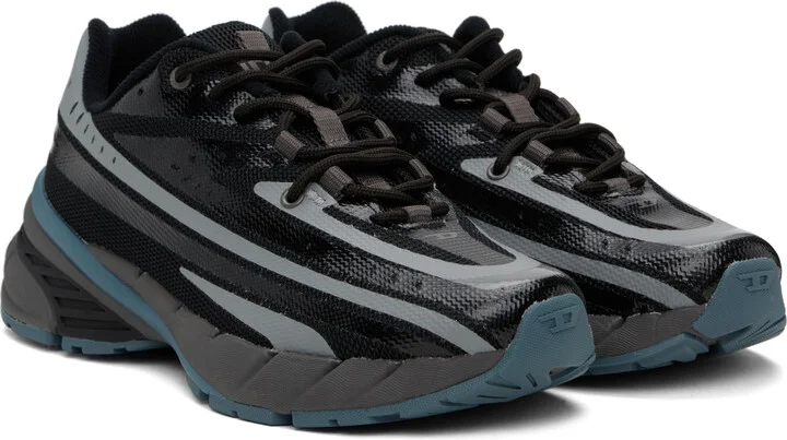 Diesel Black D-Airspeed Low Sneakers - Image 4