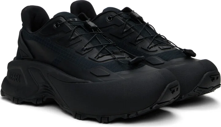 Diesel Black D-Cage Runner Sneakers - Image 4
