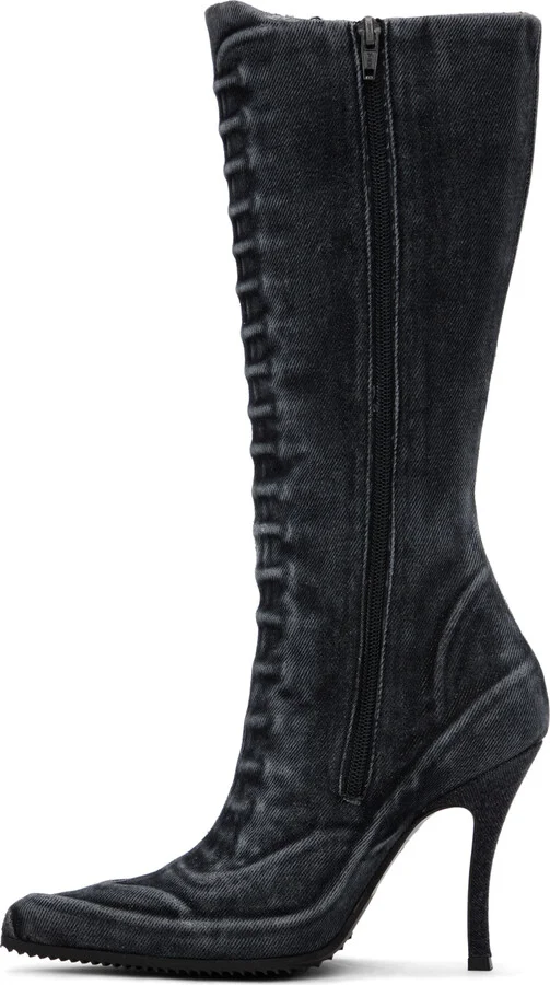 Diesel Black D-Cloud Hbt Boots - Image 3