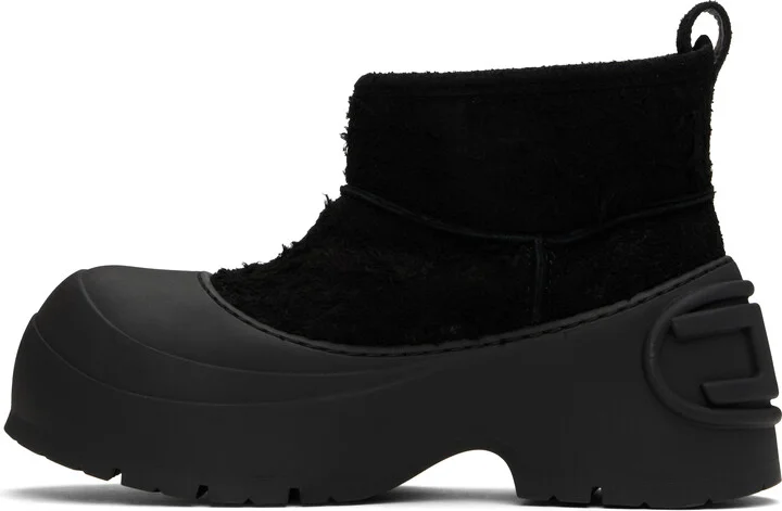 Diesel Black D-Donald Montone Chelsea Boots - Image 3