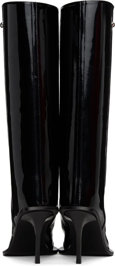 Diesel Black D-Tona Wb Tall Boots - Image 2