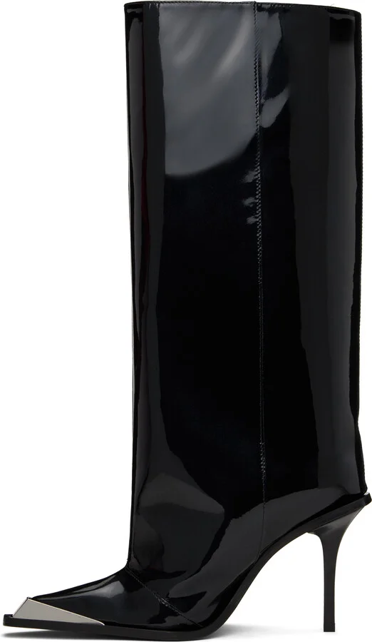 Diesel Black D-Tona Wb Tall Boots - Image 3