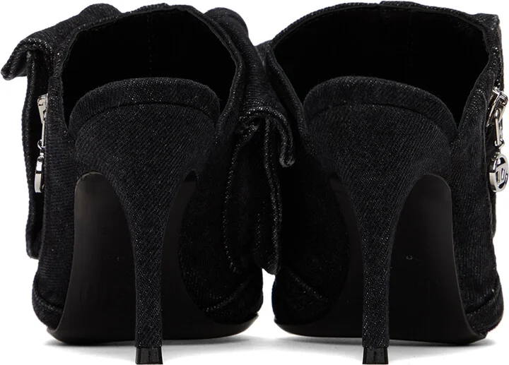 Diesel Black D-Venus Pocket ML Mules - Image 2
