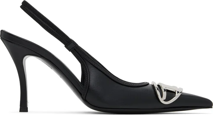 Diesel Black D-Venus Sb Heels