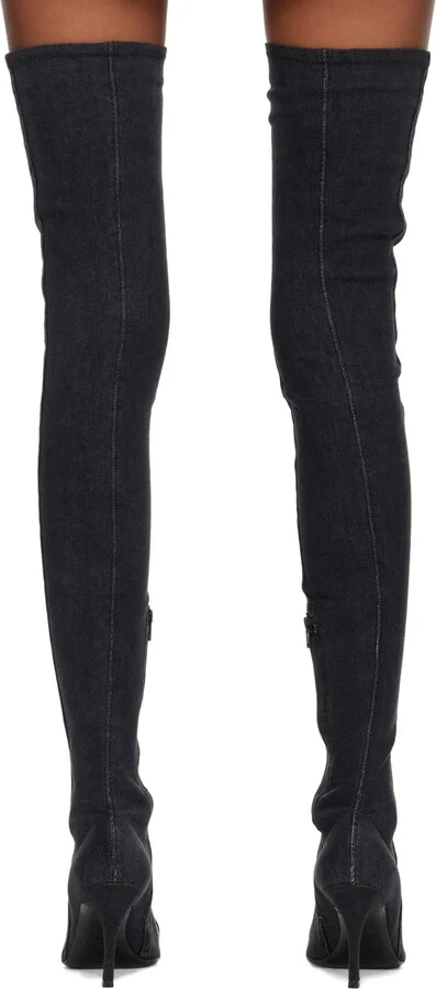 Diesel Black D-Venus Tbt D Boots - Image 2