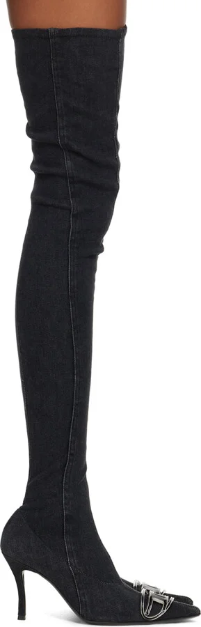 Diesel Black D-Venus Tbt D Boots