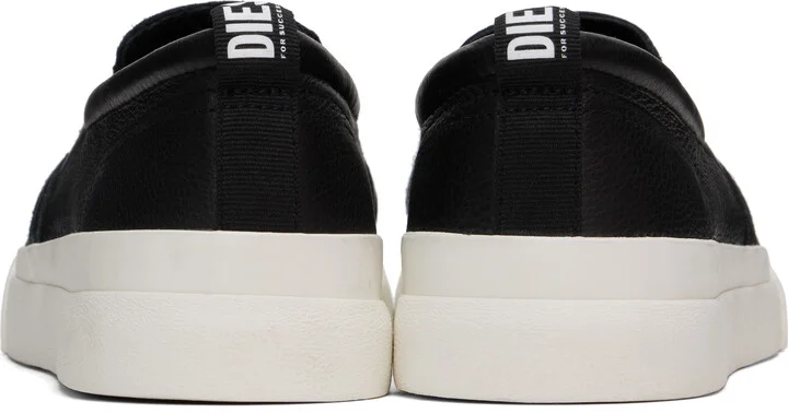 Diesel Black S-Athos Slip On Sneakers - Image 2