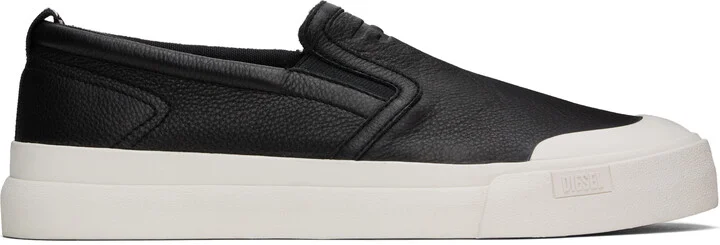 Diesel Black S-Athos Slip On Sneakers
