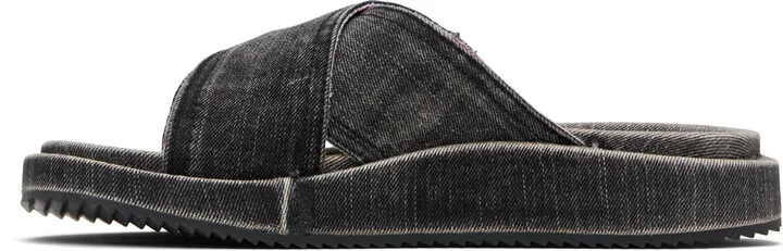 Diesel Black Sa-Slide Cris Cros Sandals - Image 3