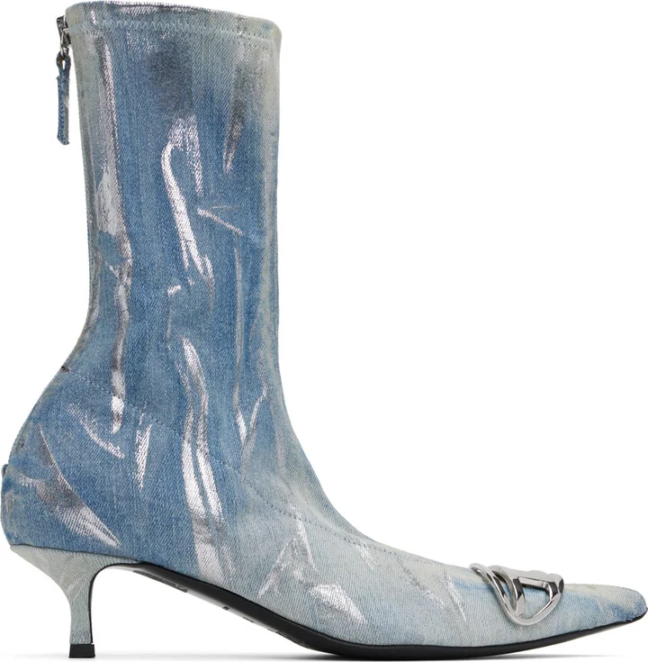 Diesel Blue D-Venus Kittie Bt Boots