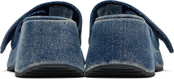 Diesel Blue Sa-Oval D Pf W Heeled Sandals - Image 2