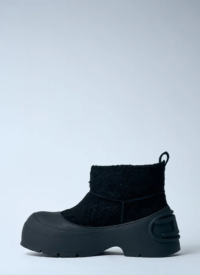 Diesel D-donald Montone Boots - Man Boots Black Eu - 44 - Image 4