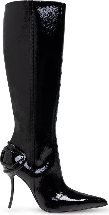 Diesel D-Ten&Half-Glossy Knee-High Boots