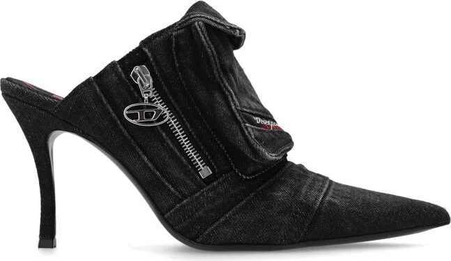 Diesel D Venus Pocket Heeled Mules