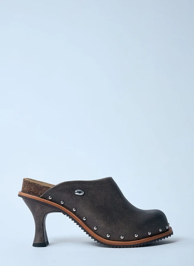 Diesel D-woodstock Mi Clog Heels - Woman Heels Brown Eu - 36